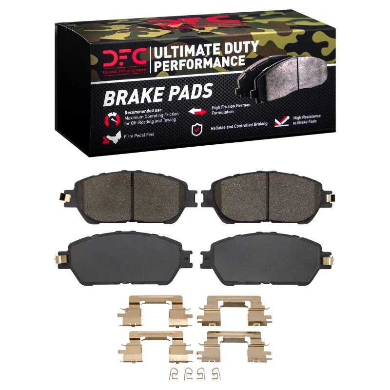 DFC 04-10 Toyota Sienna Front Ultimate Duty Performance Brake Pads and Hardware Kit