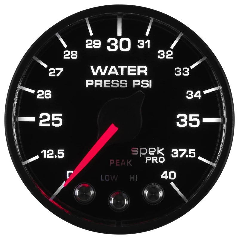 Autometer Spek-Pro - Nascar 2-1/16 Zoll Wasserdruck 0-40 psi Bfb