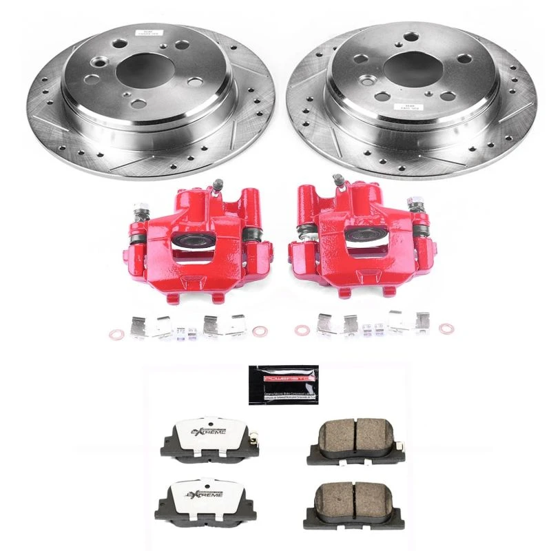 powerstop_KC1084-26-67945b1d0989b Power Stop 00-01 Lexus ES300 Rear Z26 Street Warrior Brake Kit w/Calipers