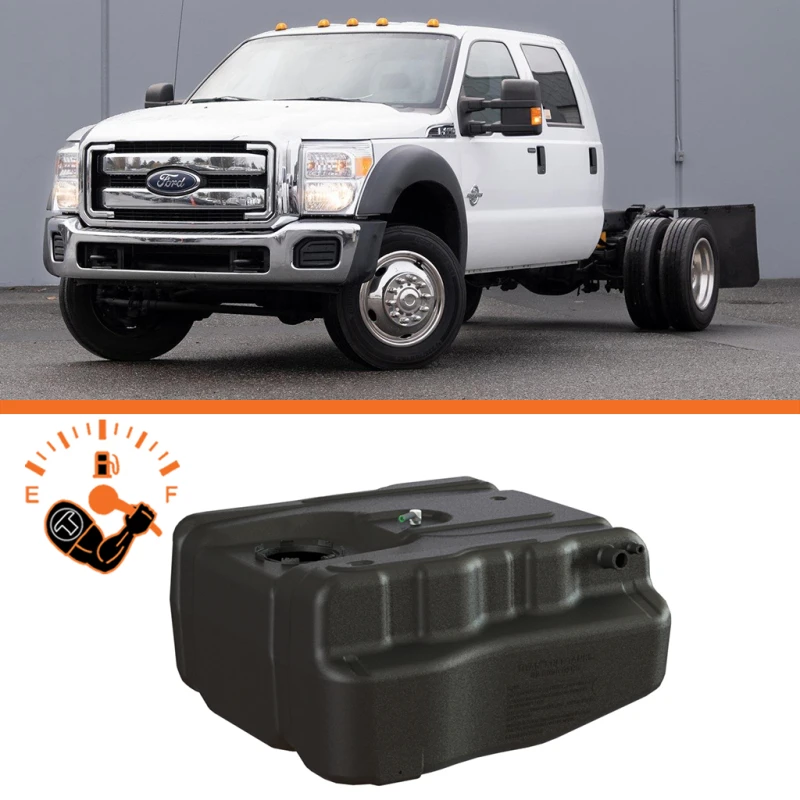 Titan Fuel Tanks 11-19 Ford F-350/F-450 Narrow Frame 40 Gallon Nach-Achse-Utility-Kraftstofftank