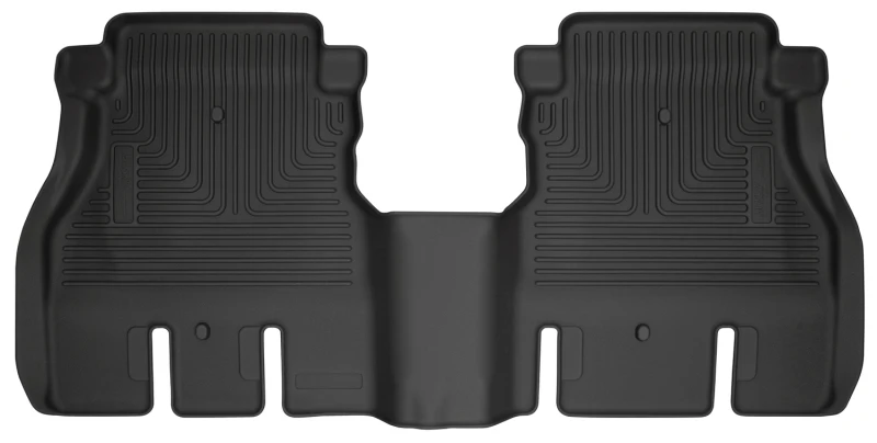 Husky Liners 19-24 Jeep Wrangler JLU WeatherBeater Second Row Black Floor Liners