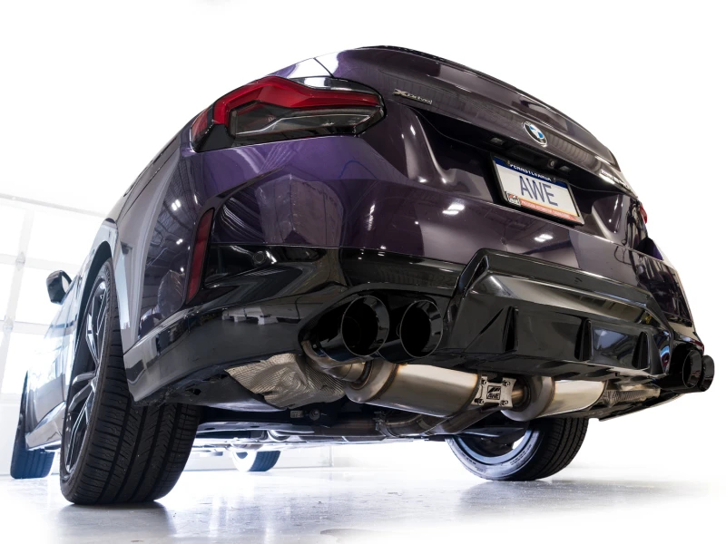 AWE Tuning 22-26 BMW M240i (G42) Track Edition Exhaust - Diamond Black Tips