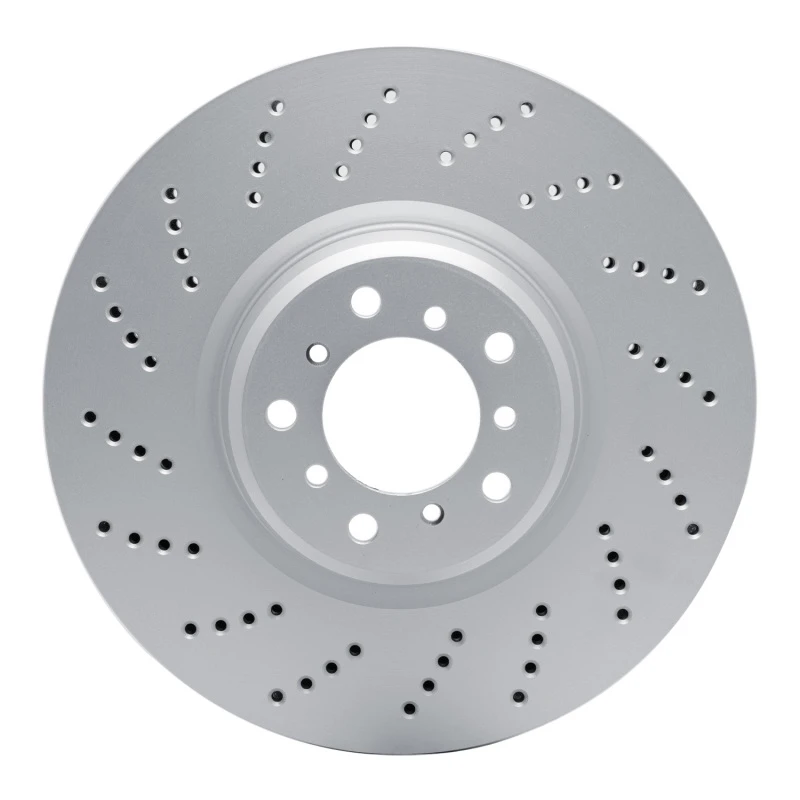 DFC 06-10 BMW M6 Left Front Drilled GeoSPEC Coated Rotor