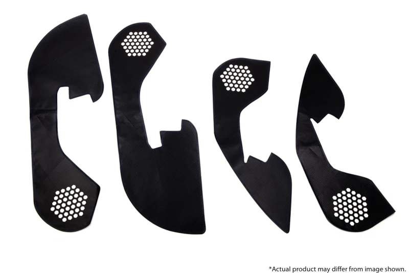 Revel GT Design Kick Panel Cover (Blue Stitch) for 2016-2019 Subaru WRX / WRX STI - 4 Pieces