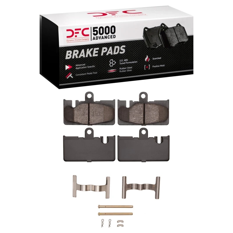 DFC 01-06 Lexus LS430 Rear 5000 Advanced Ceramic Brake Pads and Hardware Kit