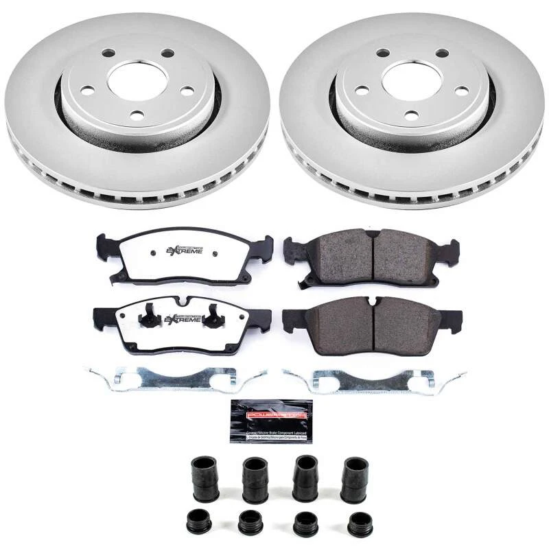 Power Stop 11-20 Dodge Durango Front Z36 Coated Truck & Tow Brake Kit