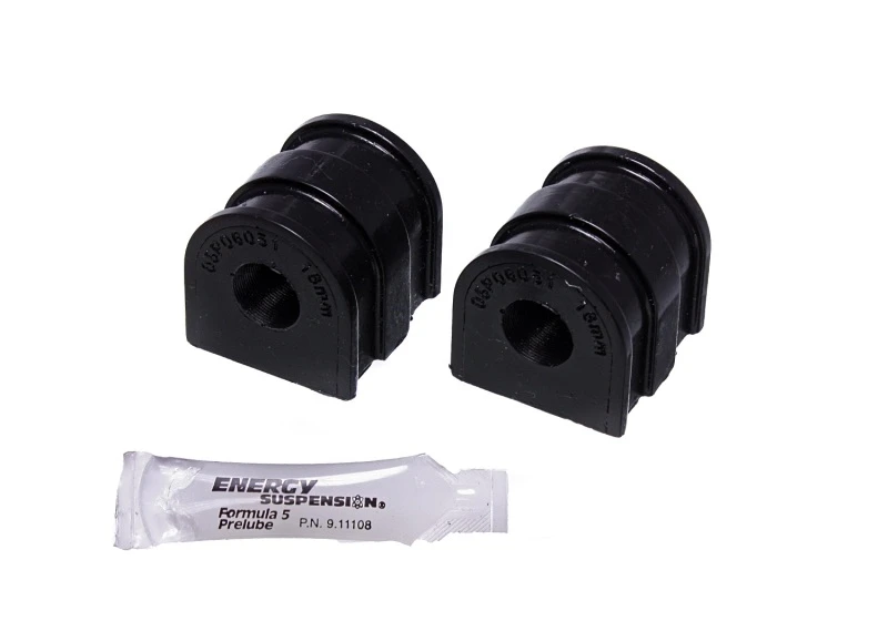 Energy Suspension 10-14 VW Golf (Basis)/10-14 VW GTI Schwarz 18,5mm Hinterer Stabilisatorbuchsen-Satz