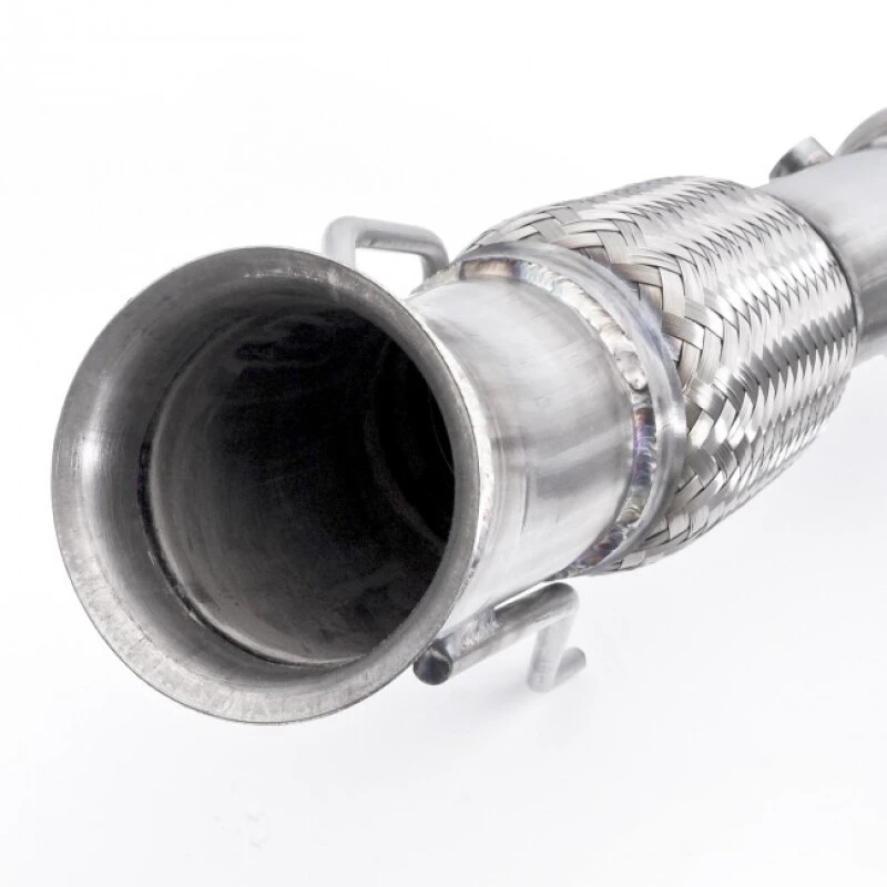 Stainless Works 2016-18 Ford Focus RS 3-Zoll-Hochleistungs-Kat-Downpipe-Factory-Anschluss