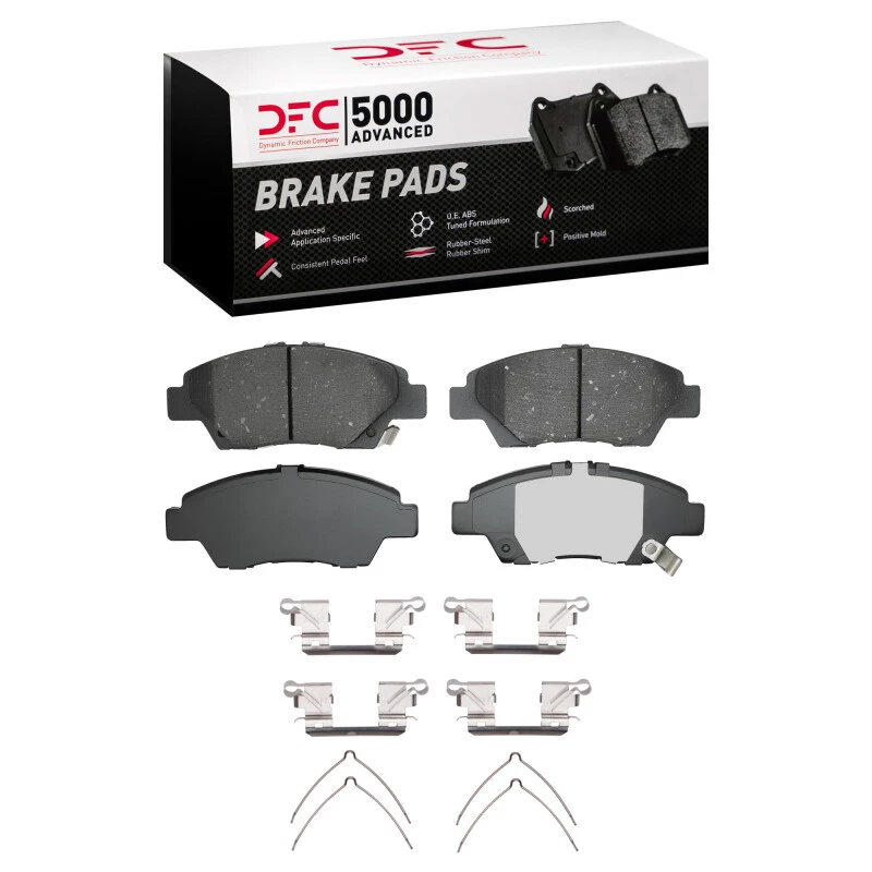 DFC 09-20 Honda CR-Z Front 5000 Advanced Ceramic Brake Pads and Hardware Kit