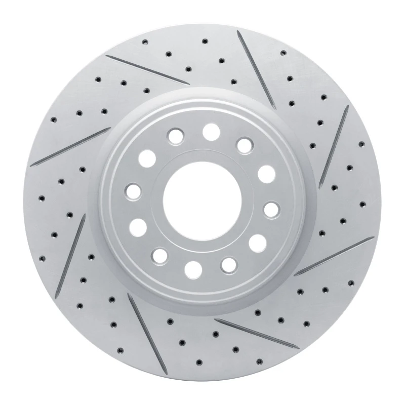 DFC 19-25 Ram 1500 Front Right Drilled & Slotted Geoperformance Rotor