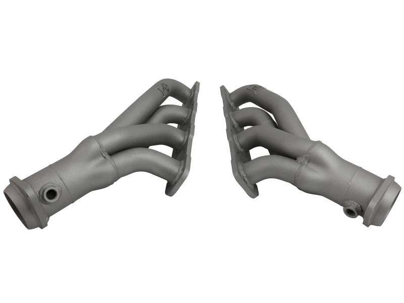 aFe Twisted Steel 304SS Short Header 15-22 Dodge Challenger SC V8-6.2L / 6.4L HEMI Titanium Coating