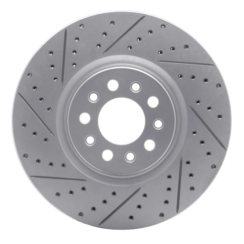 DFC 14-26 Alfa Romeo Tonale Front Right Drilled & Slotted Geoperformance Rotor
