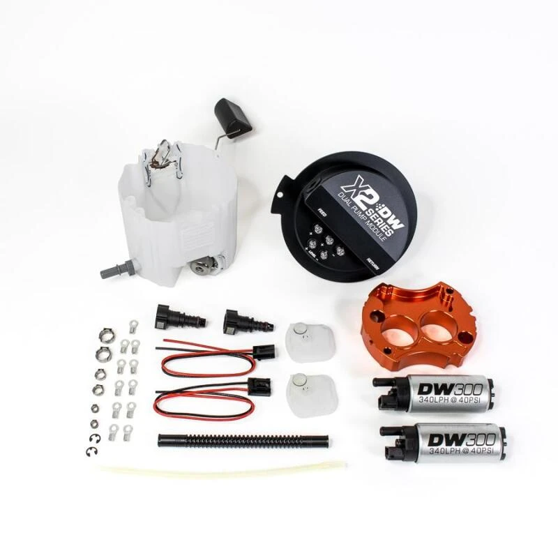 deatschwerks_9-301-7002-679774db57753 DeatschWerks 10-15 Chevy Camaro LS 3.7 V6/ SS LS3 X2-Serie Kraftstoffpumpenmodul mit 2 DW300s