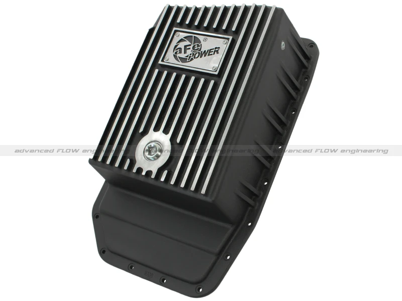 aFe Power Getriebe-Pfanne Schwarz Feinbearbeitet 09-14 Ford 6R80 F-150 Trucks