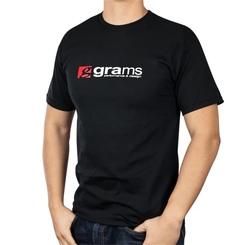Grams Performance and Design Logo Black T-Shirt - M