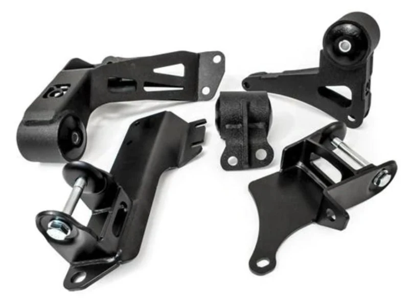 Innovative 90-93 Integra K-Series Black Steel Mounts 95A Bushings (Nicht K24 Trans)
