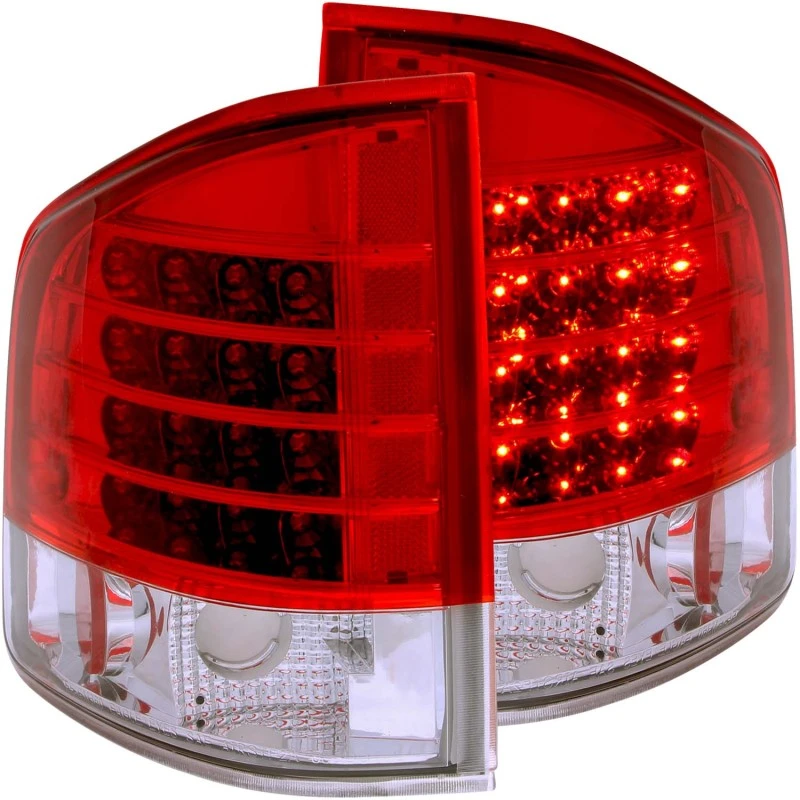 ANZO 1995-2005 Chevrolet S-10 LED-Rückleuchten Rot/Klar
