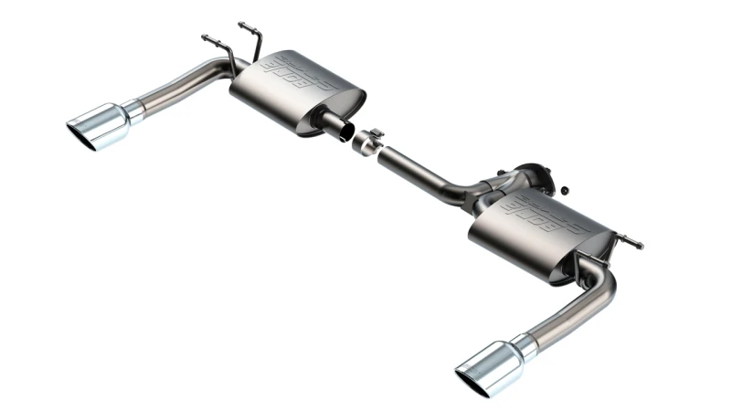 Borla 19-23 Mazda 3 NA / 21-23 Mazda 3 Turbo S-Type Axle-Back-Abgasanlage mit 4-Zoll-Endrohren