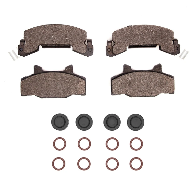 DFC 83-87 Chevrolet Chevette Front 5000 Advanced Semi Metallic Brake Pads and Hardware Kit