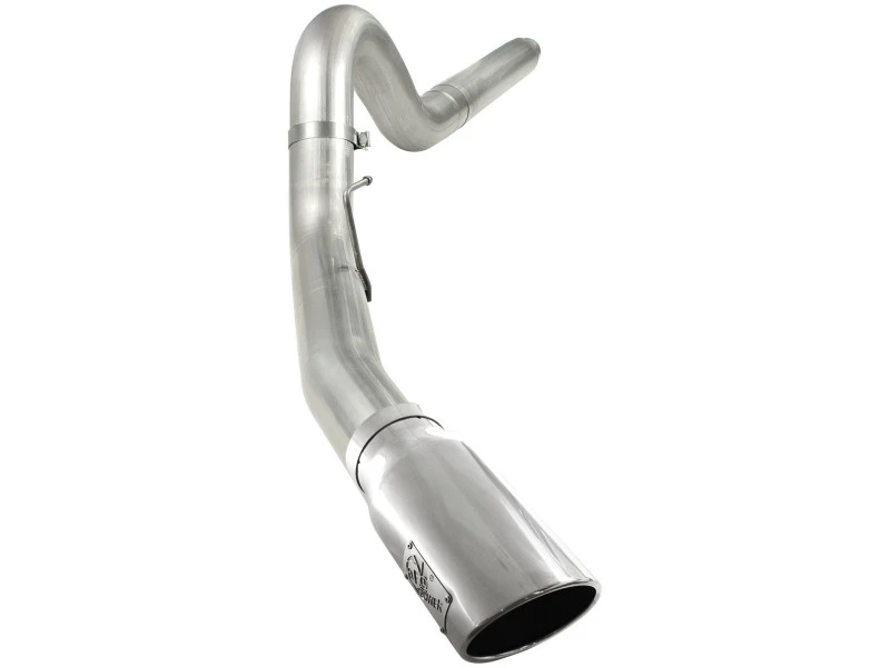 aFe MACHForce XP 5 Zoll DPF-Back Edelstahl Auspuff System, polierte Spitze, Ford Diesel Trucks 08-10 V8-6.4L
