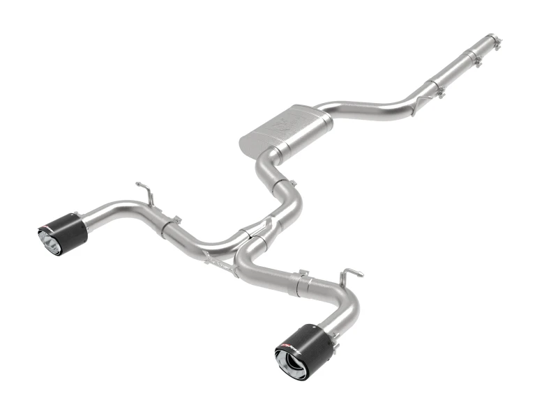 aFe MACHForce XP 3in-2,5in SS Auspuff Kat-Hinter 18-19 Volkswagen GTI (MK7,5) L4-2,0L (t) - Carbon