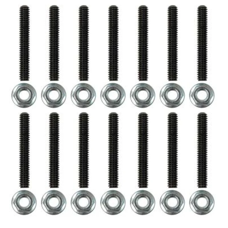 Moroso Chevrolet Big Block Fabricated Valve Covers Broached Stud Kit (Non-Serrated Flange Nuts)