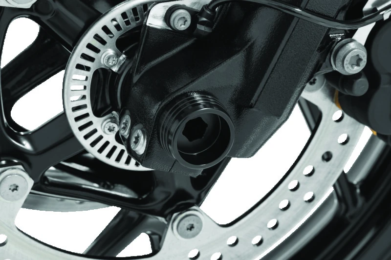 Kuryakyn Lodestar Front Axle Slider Schwarz