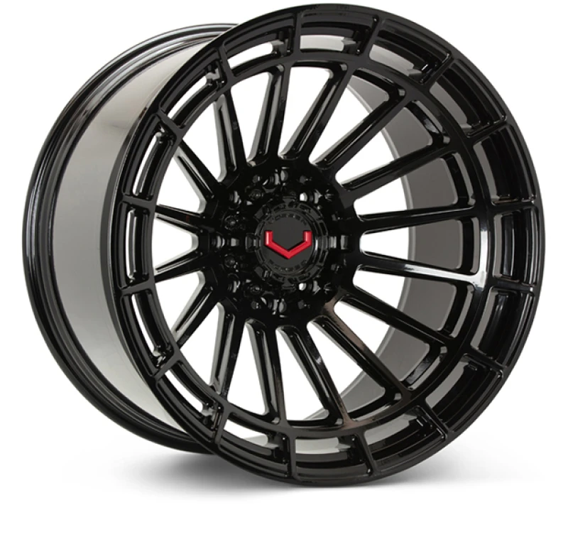 Vossen LCX-01 22x12 - 8x180 - ET44 - Ultra Deep - 124.3 - Gloss Black Wheel