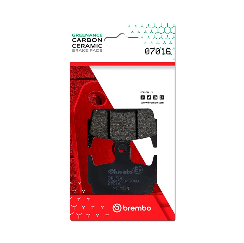 Brembo OE Carbon Ceramic Brake Pad for Honda X8R/Kymco Heroism - Rear