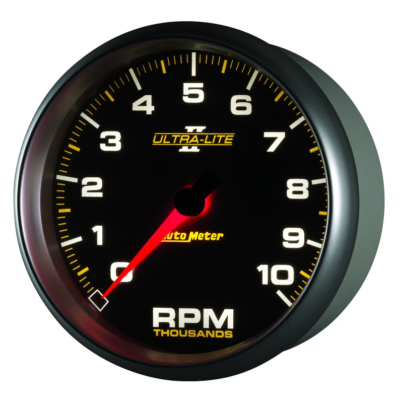 Autometer Ultra-Lite II 5 Inch 10000 RPM In-Dash Tachometer