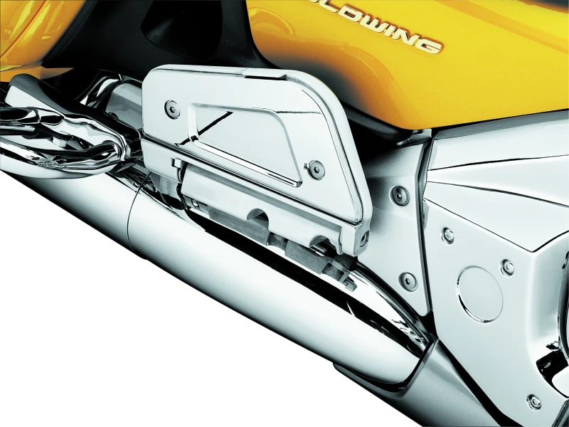 Kuryakyn Beifahrer-Fußrastenabdeckungen für 2001–2017 Honda GL1800 Chrome