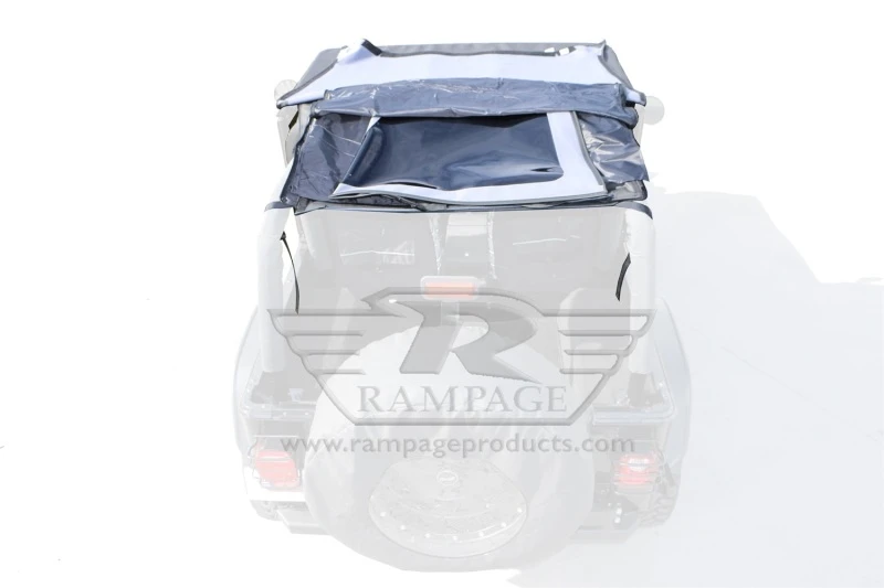 Rampage Frameless Soft Top Kit für 1992–1995 Jeep Wrangler