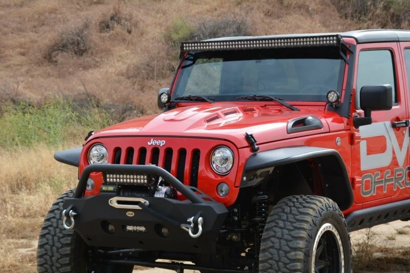 DV8 Offroad Heat Dispersion Motorhaube für 2007–2018 Jeep Wrangler JK