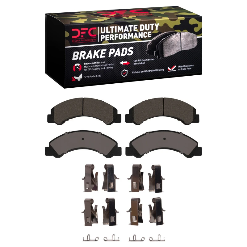 DFC 98-24 Chevrolet LCF3500 Gas Engine Rear/Front Ultimate Duty Perf Brake Pads & Hardware Kit
