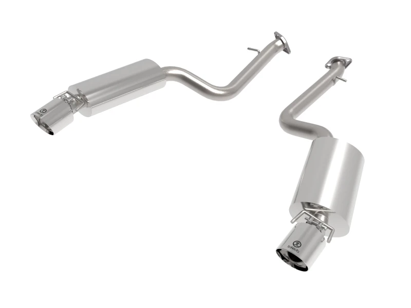 aFe Lexus IS350 14-22 V6-3.5L Takeda Axle-Back Auspuffanlage- Polierte Spitze