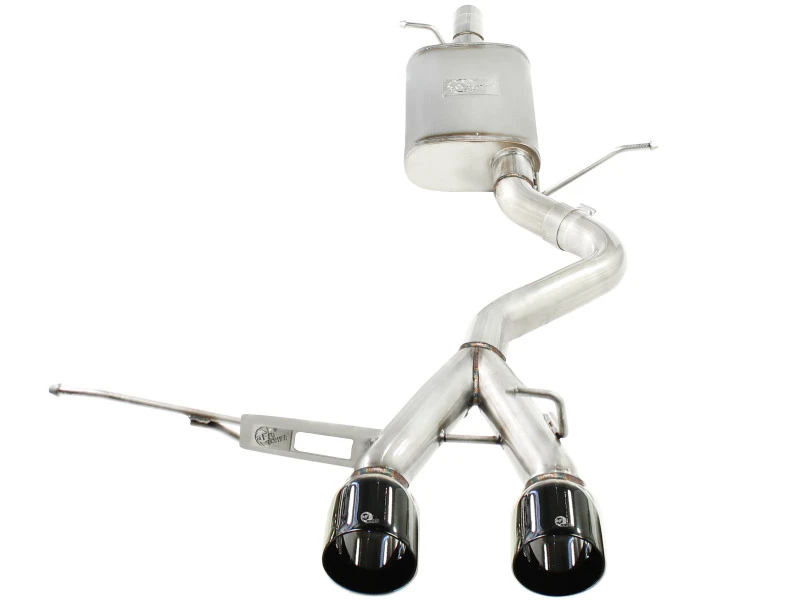 aFe MACHForce XP Exhaust 304SS Cat-Back w/ Black Tips 2008 VW Golf R32 V5 3.2L