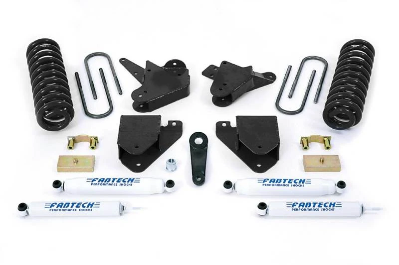 Fabtech 05-07 Ford F250 2WD V8 Gas 6-Zoll-Basis-System mit Perf.-Stoßdämpfern