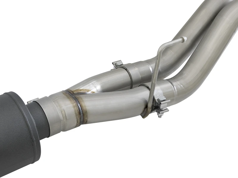 aFe MACH Force-Xp Kat-Back-Auspuff mit Dual Hi-Tuck-Tipps Schwarz 17-18 Ford F-150 Raptor V6-3.5L (tt)