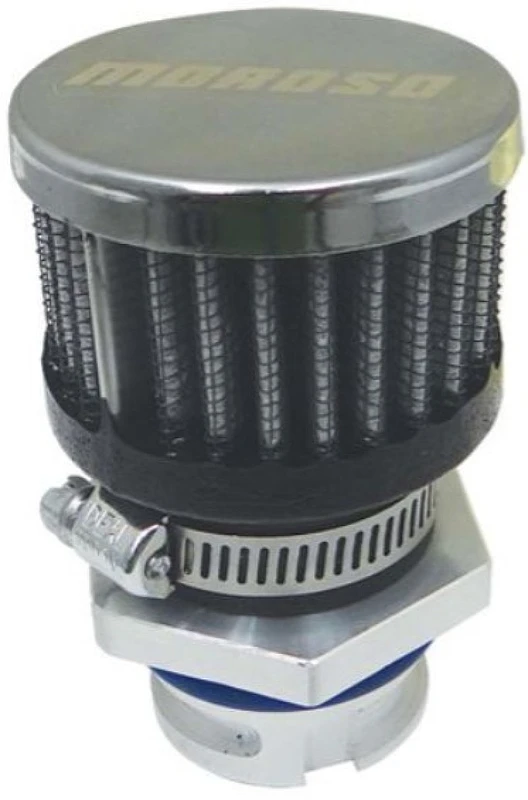 Moroso GM LS Ventildeckel Breather Kit für OEM Single Tab Ölfüllöffnung