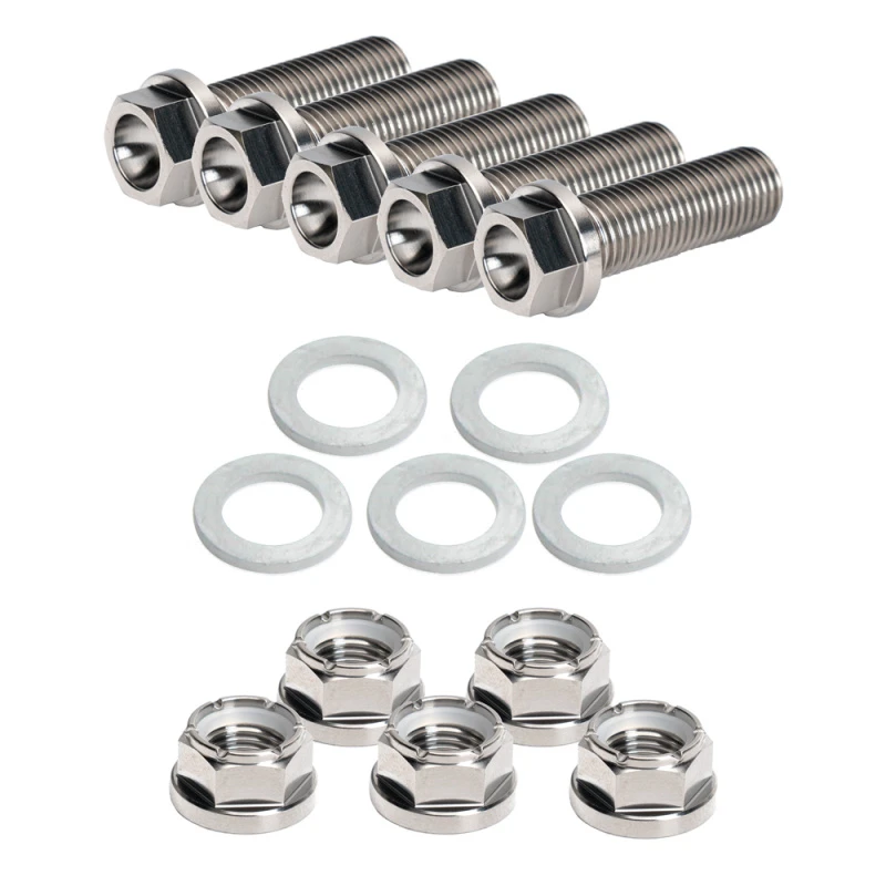 Wilwood bolt kit axle clamp 3/8-24X1.125 LG titanium