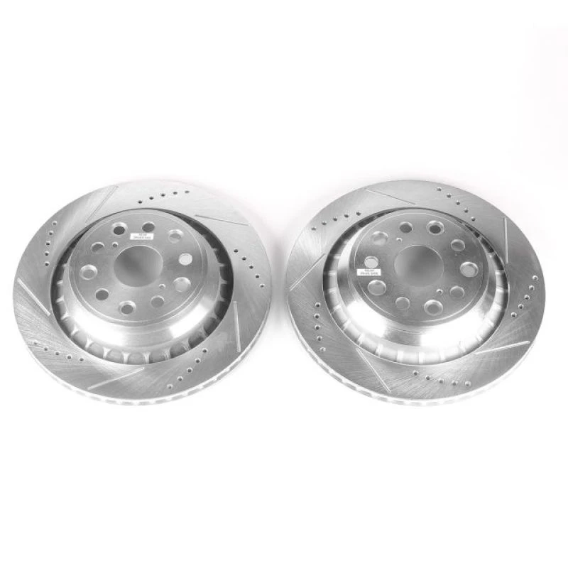 powerstop_JBR1352XPR-67944c1522955 Power Stop 07-17 Lexus LS460 Rear Evolution Drilled & Slotted Rotors - Pair