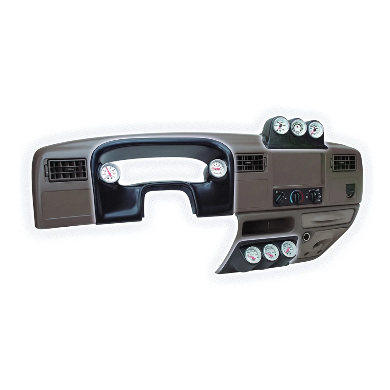 Autometer 99-03 Ford Super Duty 52mm Schwarz Triple Dash Top Pod
