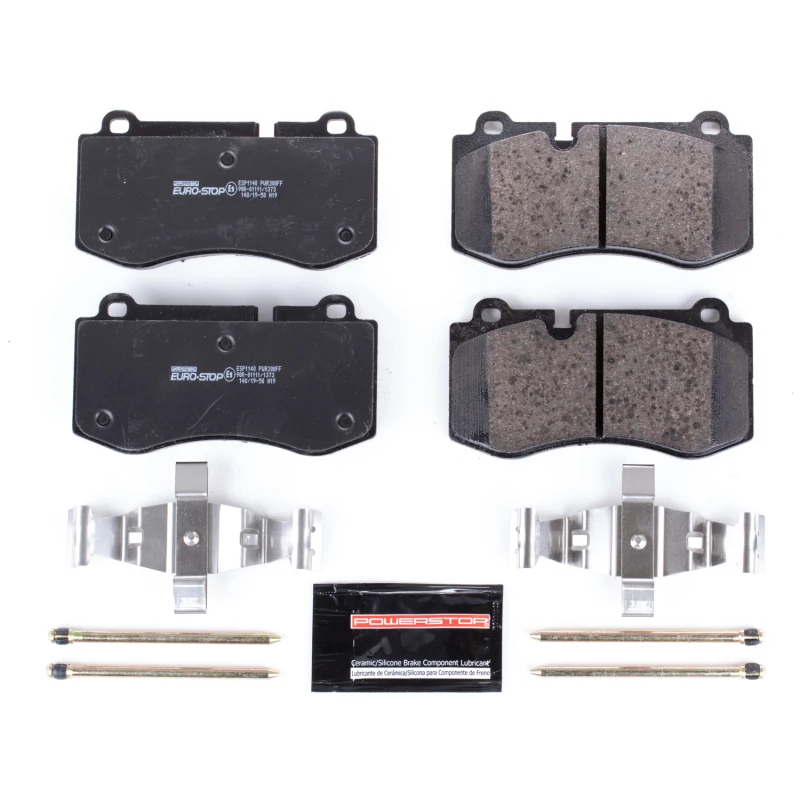 Power Stop 10-12 Mercedes-Benz SL550 Euro-Stop ECE-R90 Front Brake Pads