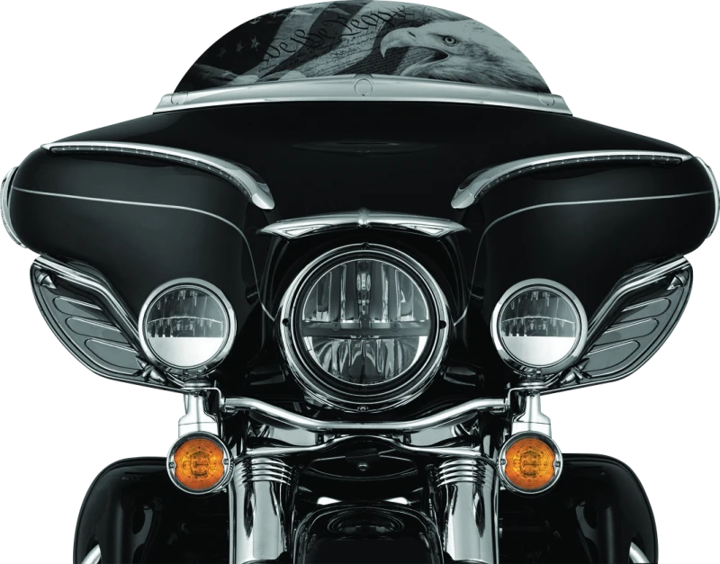 Kuryakyn Dragon Wing Air Deflectors Dark Smoke