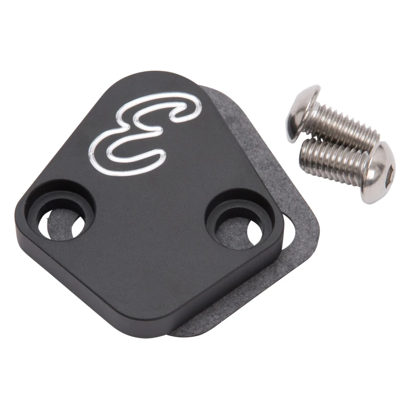 Edelbrock Kraftstoffpumpen-Blockierplatte BBC aus Billet-Aluminium