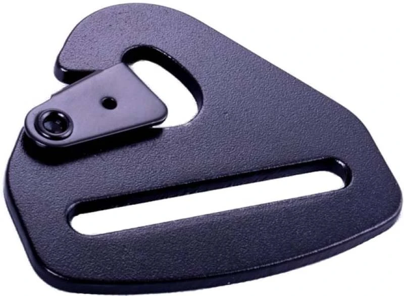 RaceQuip Schnellverschluss-Ende Sitzgurt-Montagehardware / passt für 2 Zoll-Gurte / Geschmiedeter Stahl - Schwarz