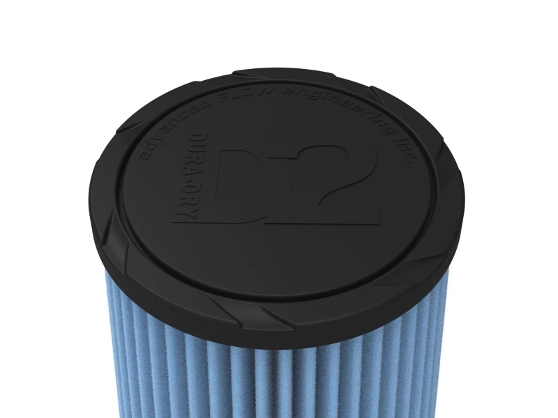 aFe POWER Universal Clamp-On Air Filter w/ D2 Dura-Dry Media - 3in F x 6in B x 4-3/4in T x 7in H