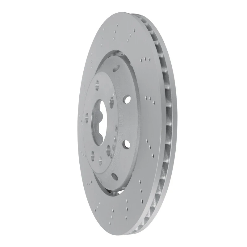 DFC 07-08 Audi RS4 Left Rear Drilled Hi-Carbon Alloy Geomet Coated Rotor