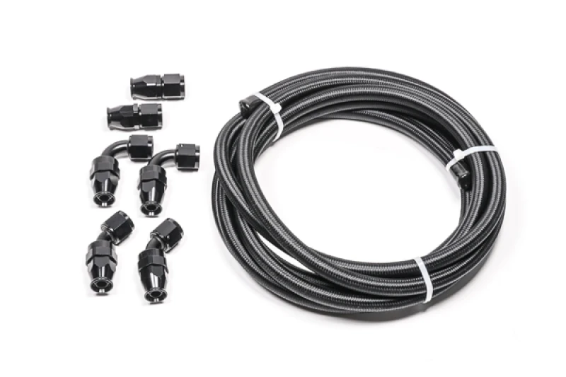 Radium Engineering 8AN Universelles DIY PTFE Schlauch-Kit - Schwarz