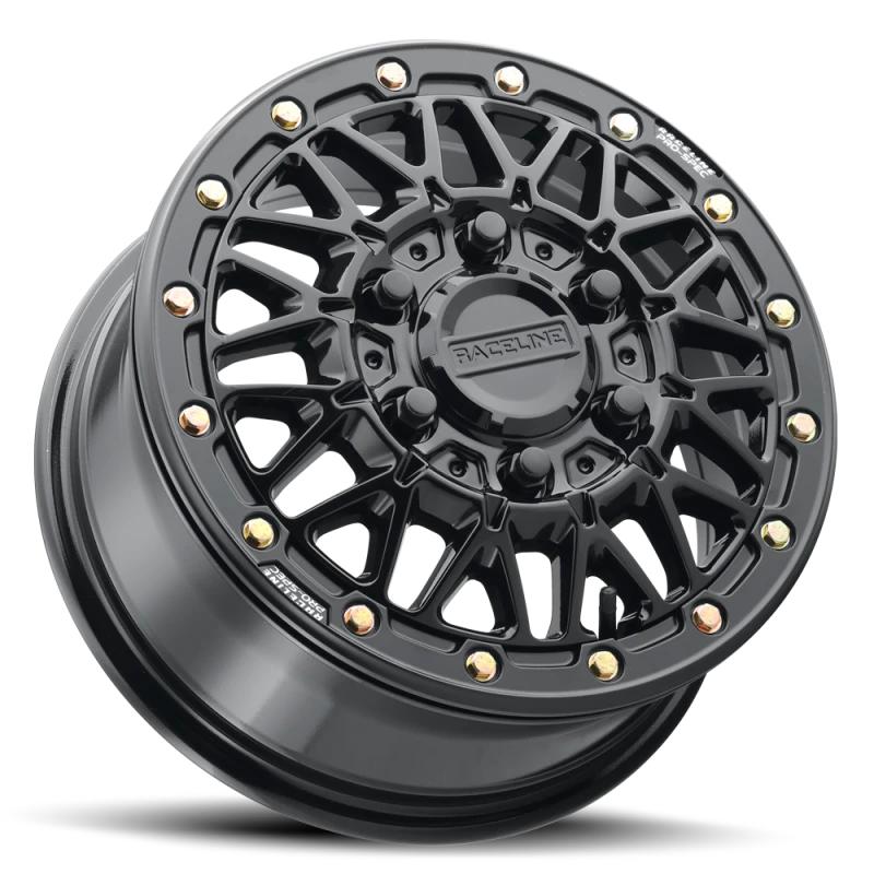 Raceline A15 Omega 15x10in / 6x139.7 BP / 25mm Offset / 78.1mm Bore - Gloss Black